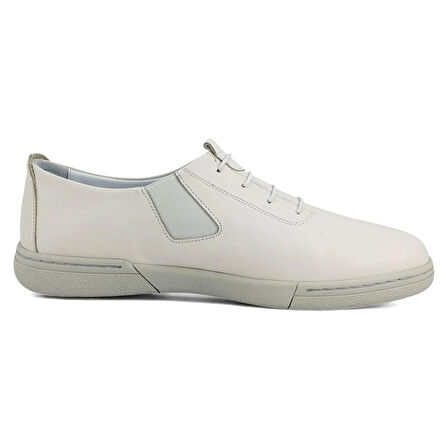 Libero 1022 Günlük Hakiki Deri  Erkek Ayakkabı-Beyaz