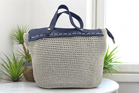 El Örgü Çapraz çanta -Siyah