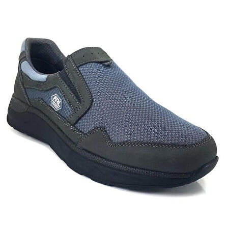 Hasbi 46005 Forelli Günlük Anatomik Erkek Ayakkabı-Füme