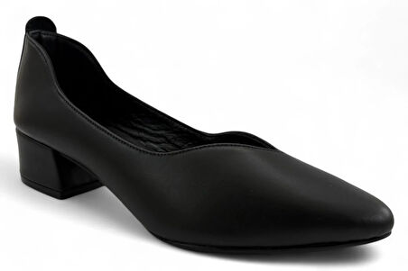 Venüs 25461068 Günlük Hakiki Deri Kadın Ayakkabı-Siyah