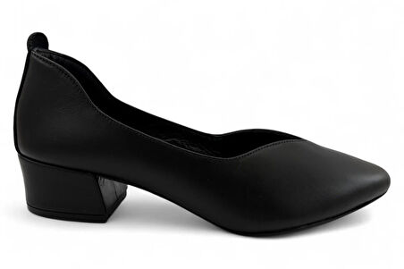 Venüs 25461068 Günlük Hakiki Deri Kadın Ayakkabı-Siyah