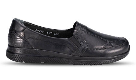 Forelli Dılmen Günlük Anatomik kadin Ayakkabı-Siyah