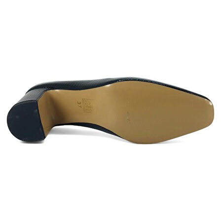 Beety 6250 Günlük Kadın Abiye Ayakkabı-Siyah Rugan