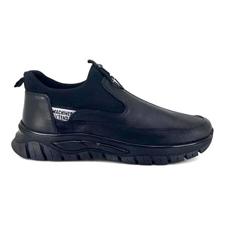 Marcomen 20289 Hakiki Deri Günlük Erkek Ayakkabı-Siyah