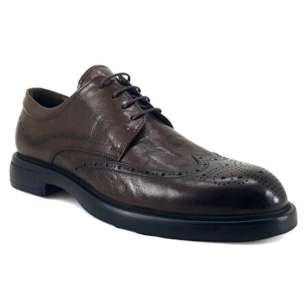 Libero 5776 Hakiki Deri Erkek Günlük Ayakkabı-Kahverengi