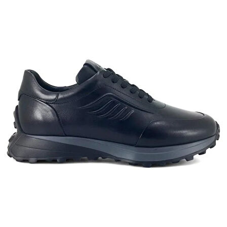 Libero 5673 Hakiki Deri  Günlük Erkek Ayakkabı-Siyah