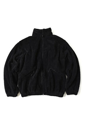 Kadın Oversize Peluş, Polar, Fermuarlı, Teddy Dik Yaka, Sıcak Tutucu Yumuşak Kışlık Ceket