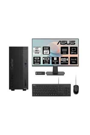 Expertcenter D501MER i7 14700 16GB 4TB SSD W11H Masaüstü Bilgisayar + 27" Monitör