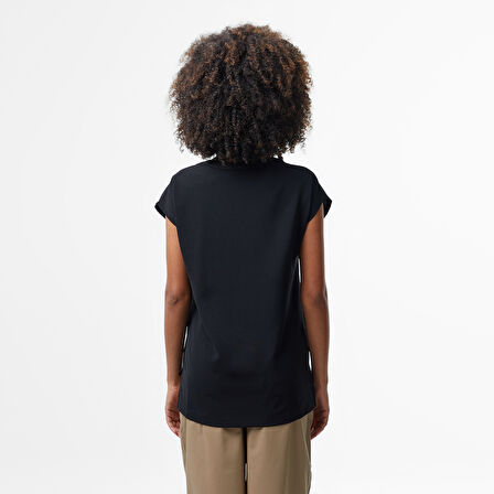 Nautica Kadın Siyah Relaxed Fit Gömlek