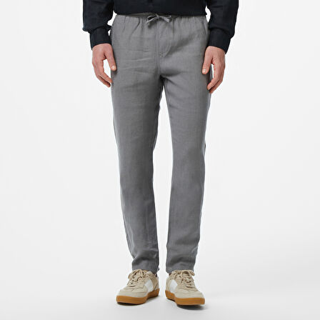 Nautica Erkek Gri Jogger Keten Pantolon