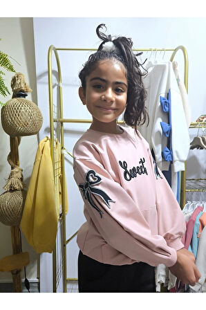 Kız Çocuk Uzun Kollu Şık Takım, Eşofman, Rahat, Modern Tarz