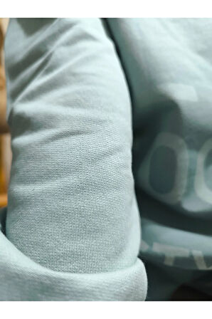 Erkek Kız Çocuk Alt Üst Takım Unisex Uzun Kollu Eşofman Rahat Spor Şık Modern Tasarım Ribanalı