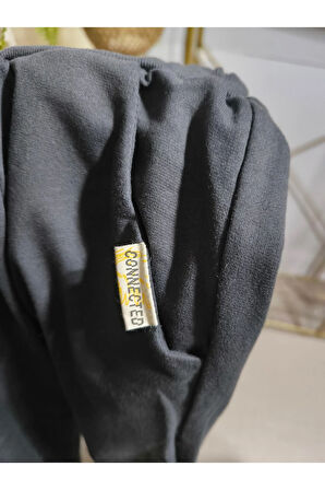 Erkek Kız Çocuk Alt Üst Takım Unisex Uzun Kollu Eşofman Rahat Spor Şık Modern Tasarım Ribanalı