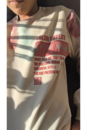 Erkek Kız Çocuk Alt Üst Takım Unisex Uzun Kollu Eşofman Rahat Spor Şık Modern Tasarım Ribanalı