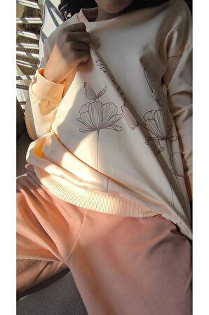 Kız Çocuk Uzun Kollu Şık Takım, Eşofman, Rahat, Modern Tarz