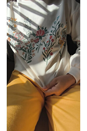 Kız Çocuk Alt Üst Takım Uzun Kollu Eşofman Rahat Şık Modern Tasarım