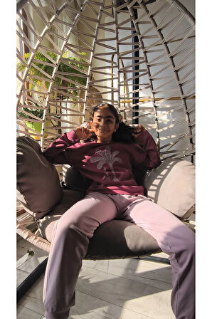 Kız Çocuk Alt Üst Takım Uzun Kollu Eşofman Rahat Şık Modern Tasarım