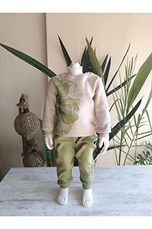 Kız Çocuk Alt Üst Takım Uzun Kollu Eşofman Rahat Şık Modern Tasarım