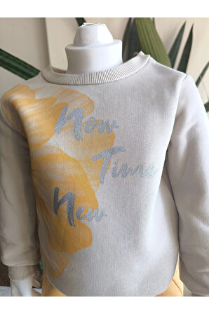 Kız Çocuk Alt Üst Takım Uzun Kollu Eşofman Rahat Şık Modern Tasarım