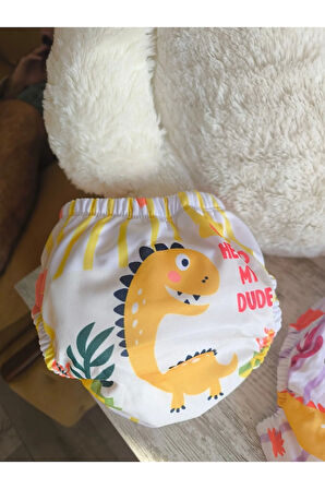 Alıştırma Külodu Erkek Bebek Çocuk 3'lü Lüx % 100 Pamuk Anti Alerjik Nikel İçermez Yıkanabilir