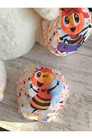 Alıştırma Külodu Kız Bebek Çocuk 3'lü Lüx % 100 Pamuk Anti Alerjik Nikel İçermez Yıkanabilir