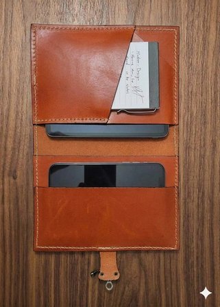 Otohouse Tablet Kılıfı Hakiki Deri Kiremit 8 İnç