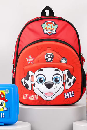 x Dekomus Lisanslı Paw Patrol Marshall 35 Cm Küçük Boy Anaokul Çantası,Beslenme Kabı,Matara Seti