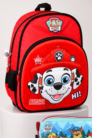 x Dekomus Lisanslı Paw Patrol Marshall 35 Cm Küçük Boy Anaokul Çantası ve Kalem Çantası Seti