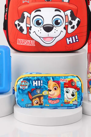 x Dekomus Lisanslı Paw Patrol Marshall 35 Cm Küçük Boy Anaokul Çantası,Kalem Çantası,Beslenme Kabı,Matara Seti