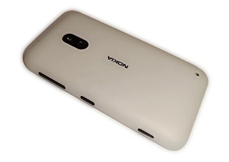 Nokia 620 Arka Kapak Nokia Lumia 620 uyumlu Beyaz Arka Kapak On OFF ve Ses Tuşu Plastiği + Buzzer + Anten