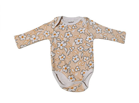 HANA ÇİÇEKLİ RAPORLU KIZ BODY