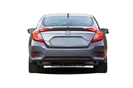 S-Dizayn Honda Civic Krom Bagaj Çıtası 2 Prç 2016-2021