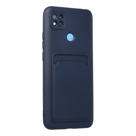 Xiaomi Redmi 9C Kılıf Kelvin Kartvizitli Silikon - Lacivert