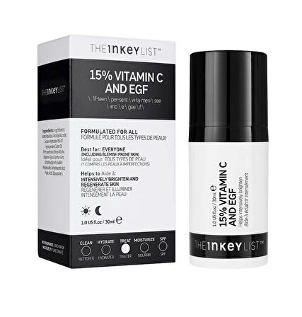 THE INKEY LIST VITAMIN C 15% AND EGF 30 ml 