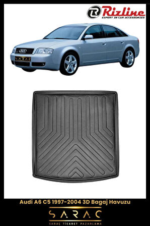 Rizline Audi A6 C5 Sedan 2003 Model 3D Bagaj Havuzu