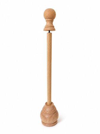 Bali Şemsiyesi Ahşap Ayak 43 cm – Natural Ahşap Rengi Dekoratif Ayak