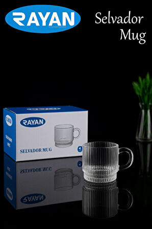 Rayan Salvador Serisi 6’lı Mug Kupa Bardak Seti | Modern Tasarım Kahve & Çay Kupası Takımı