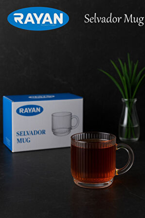 Rayan Salvador Serisi 6’lı Mug Kupa Bardak Seti | Modern Tasarım Kahve & Çay Kupası Takımı