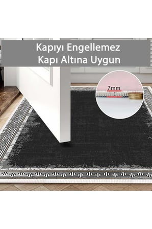 2 li Banyo Paspası, Yumuşak Banyo Halısı, Kaymaz Tabanlı, Yıkanabilir - 60x100 - 50 x60