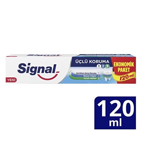 Signal Diş Macunu Üçlü Koruma 120 Ml