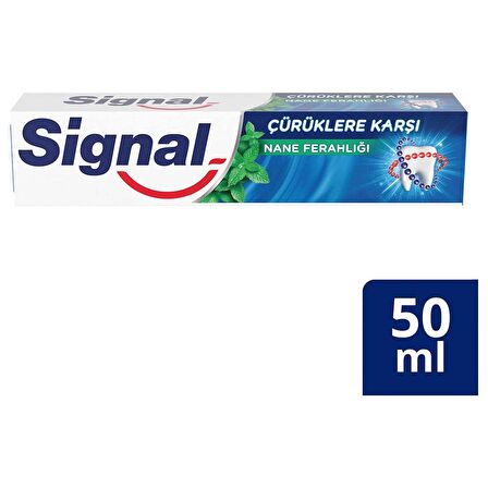 Signal Çürüklere Karşı Nane Ferahlığı Diş Macunu 50 ml