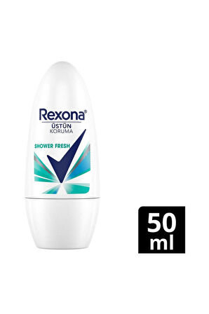Rexona Üstün Koruma Kadın Roll On Deodorant Shower Fresh 72 Saat Kesintisiz Koruma 50 Ml