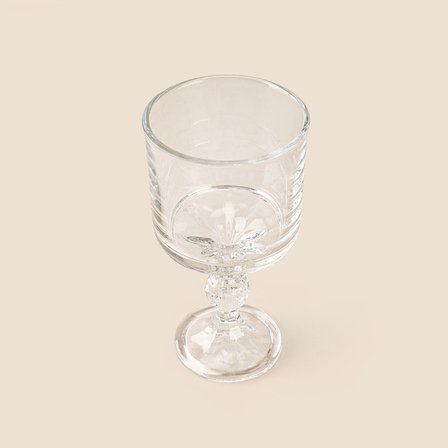 KRD Home Crytalita 3'lü Ayaklı Kase - Şeffaf - 280 ml