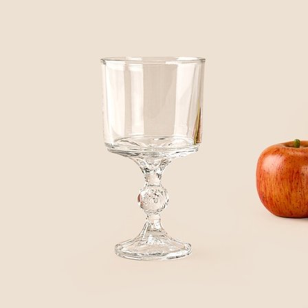 KRD Home Crytalita 3'lü Ayaklı Kase - Şeffaf - 280 ml