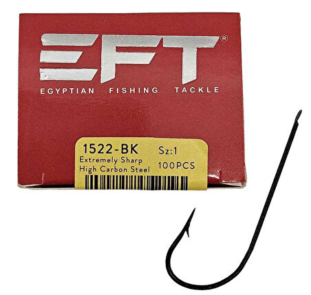 EFT 1522 Black Olta İğnesi 100 Adet 10