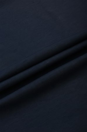 RizzUP Lacivert Dar Kalıp Likralı %90 Pamuk Erkek Sweatshirt – Vücuda Oturan İnce Penye Sweat 2300423