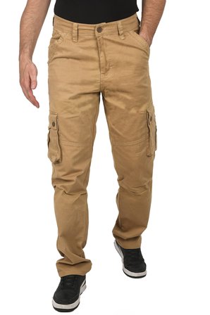 RizzUP Hardal Sarısı Geniş Kesim Gabardin Kargo Pantolon – Likralı Outdoor Stil Çok Cepli Erkek Pantolon 1705421