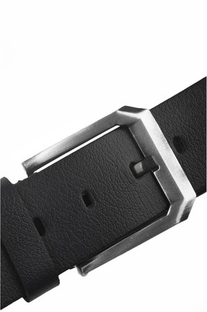 RizzUP Siyah Hakiki Deri Spor Erkek Kemer – 3,5 cm Genişlik, Şık ve Dayanıklı 2502634