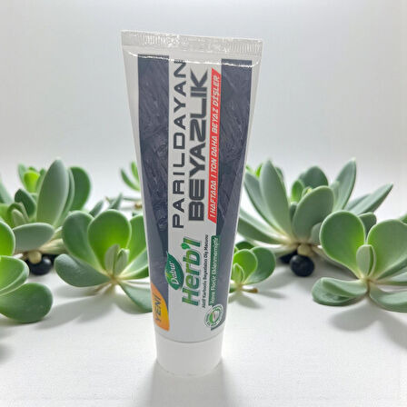  HERB'L Parıldayan Beyazlık Aktif Karbonlu Beyazlatıcı Diş Macunu 100g