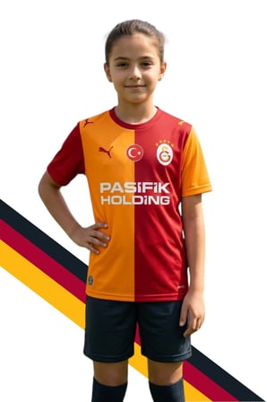 GS FRM 044 784994 GALATASARAY ORJİNAL LİSANSLI PUMA 2026/2027 İÇ SAHA PARÇALI ÇOCUK  FORMA 